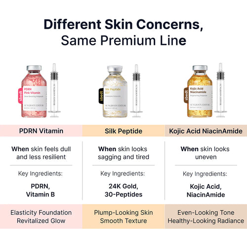 Talanton -  Age-Rewind Shot Trio Set (PDRN + Kojic + Peptide)